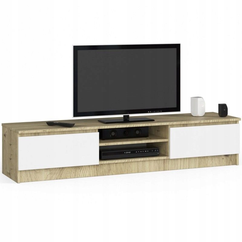 Komoda Rtv K160 Clp Dąb Artisan Szary