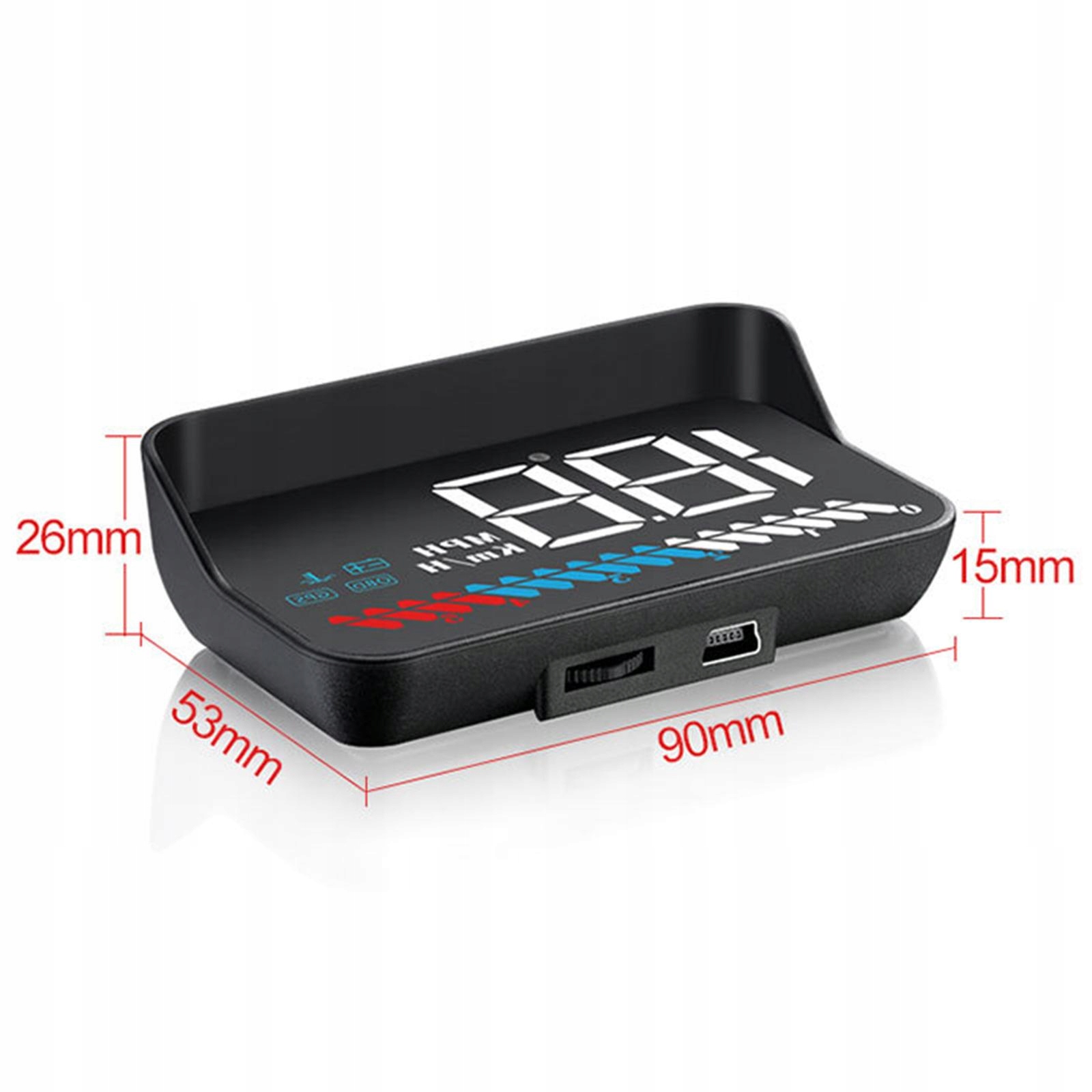 Wielofunkcyjny wyświetlacz Head-up GPS Pomiar prze EAN (GTIN) 0791719524818