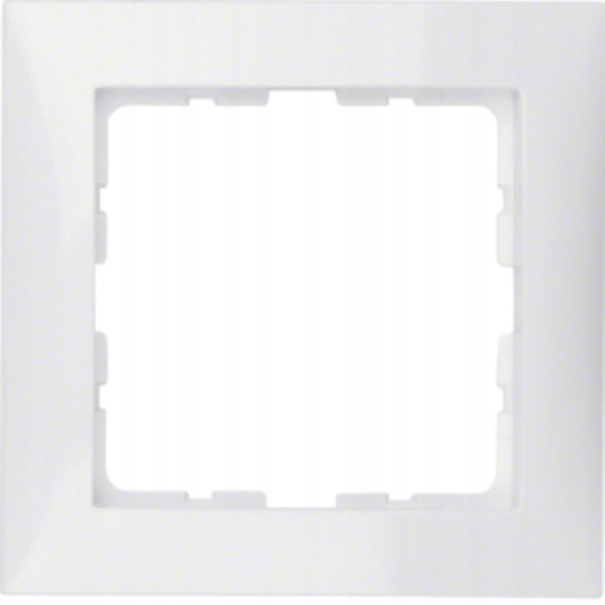 BERKER B.Kwadrat Ramka pojedyncza biała 5310118989