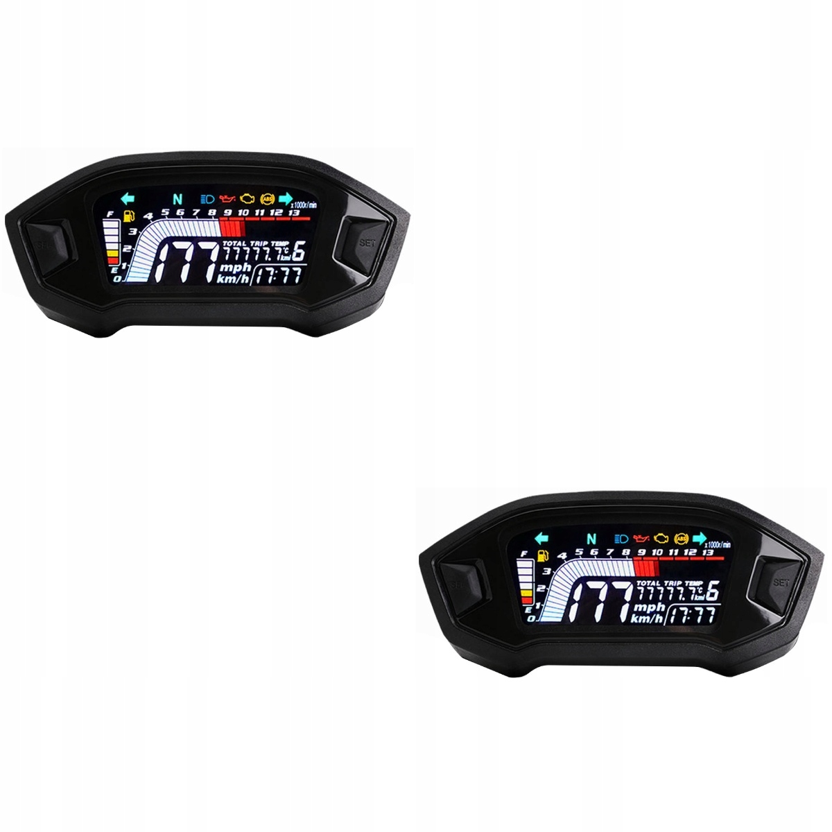 Obrotomierze motocyklowe Cyfrowe prędkościomierze