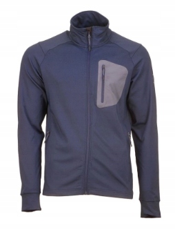 Gts 302552M pánská waffle fleecová mikina L, modrá