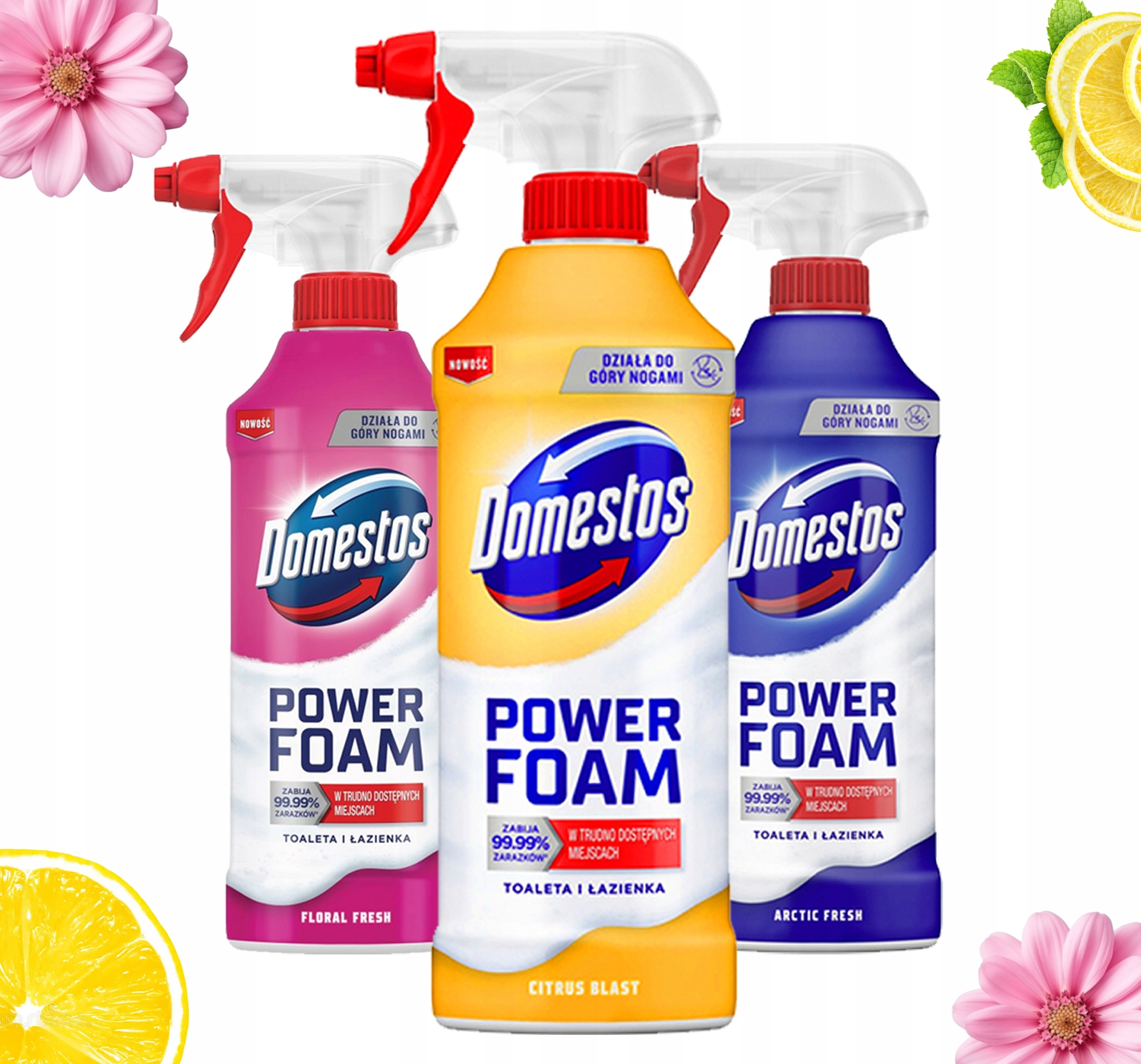 Levně Domestos pěna čištění Wc 1,305l