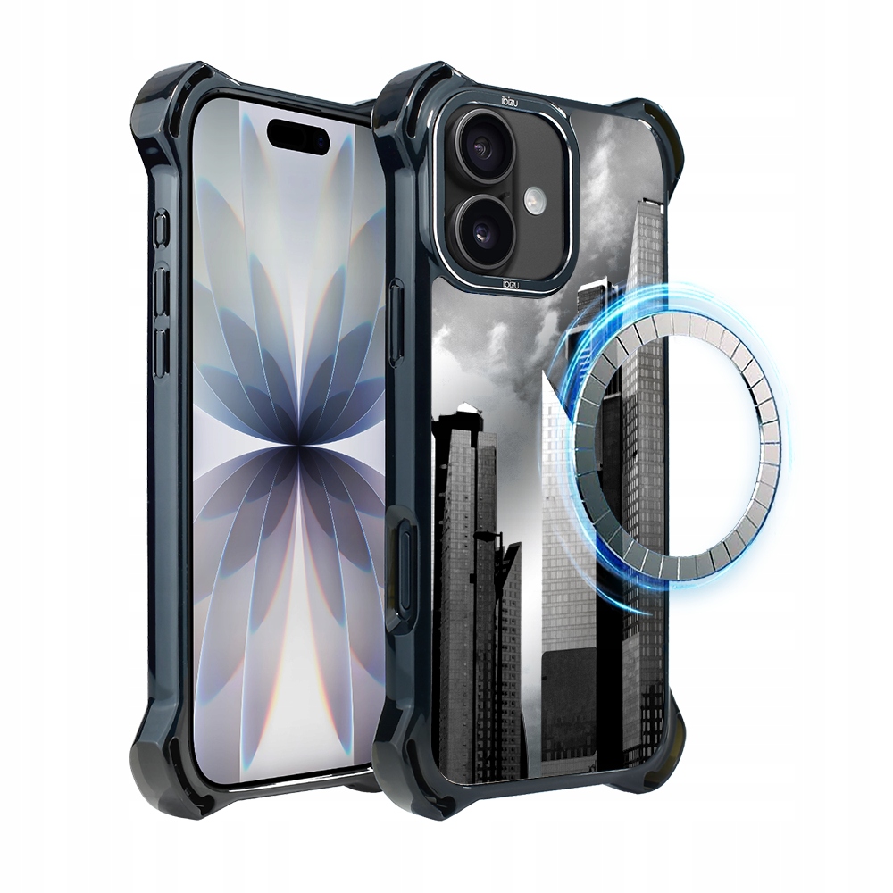 Pouzdro Ibizu DropGuard Ultra iPhone 17 s MagSafe, Noir City, Manhattan