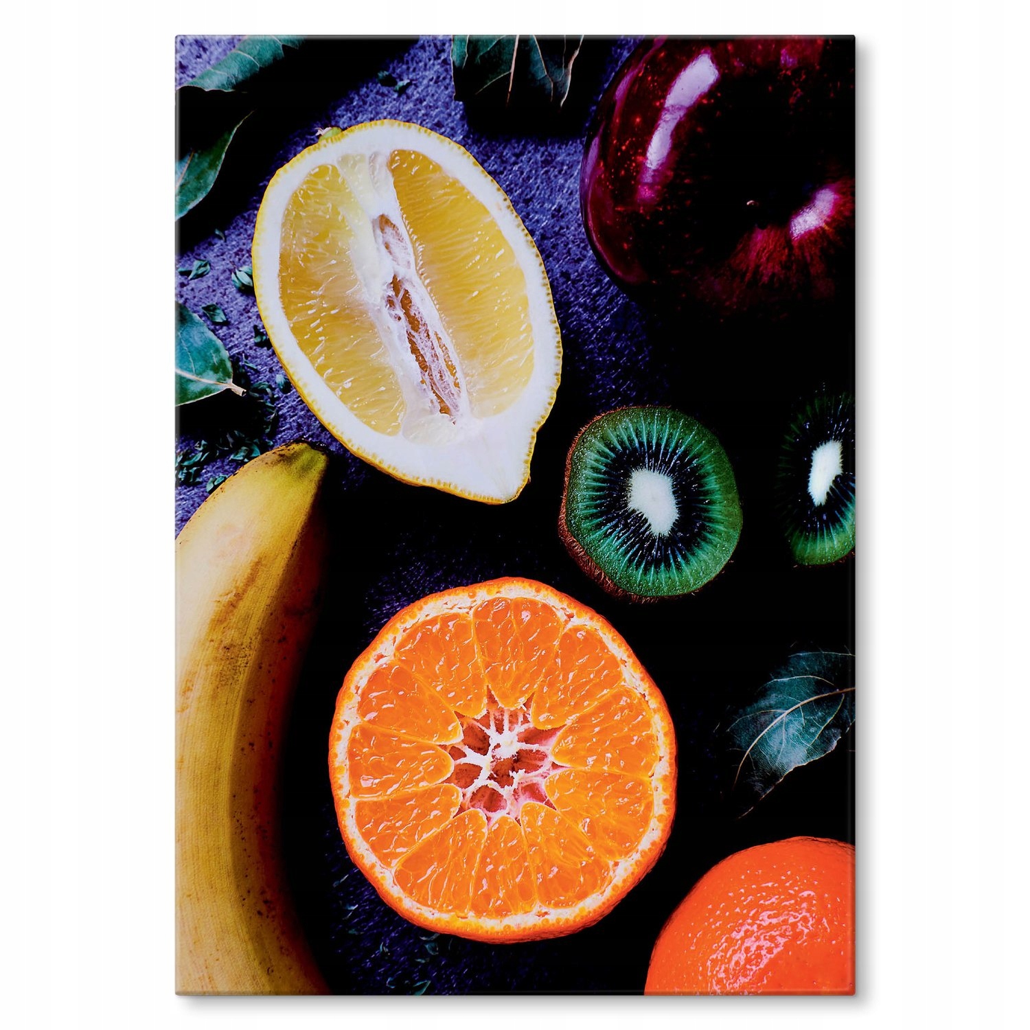 Kovový plakát Citrusy Šild Plech 30 x 42 cm Dárek