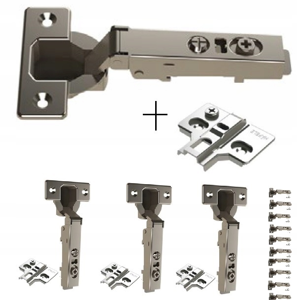 Nasazovací závěs Metalla+E Hafele s brzdou 50 kpl