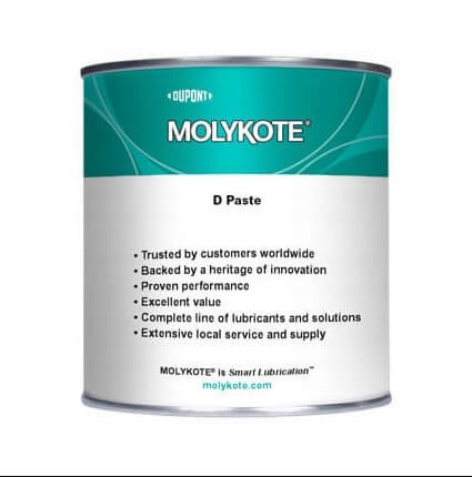 Molykote D 1 kg biela vysokotlaková montážna pasta na redukciu trenia