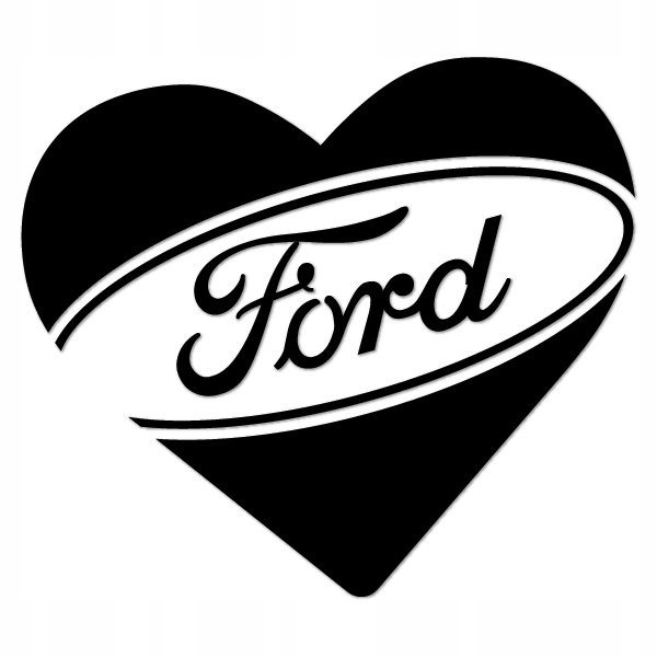 

Ford Heart Naklejka tuning serce love 10 cm