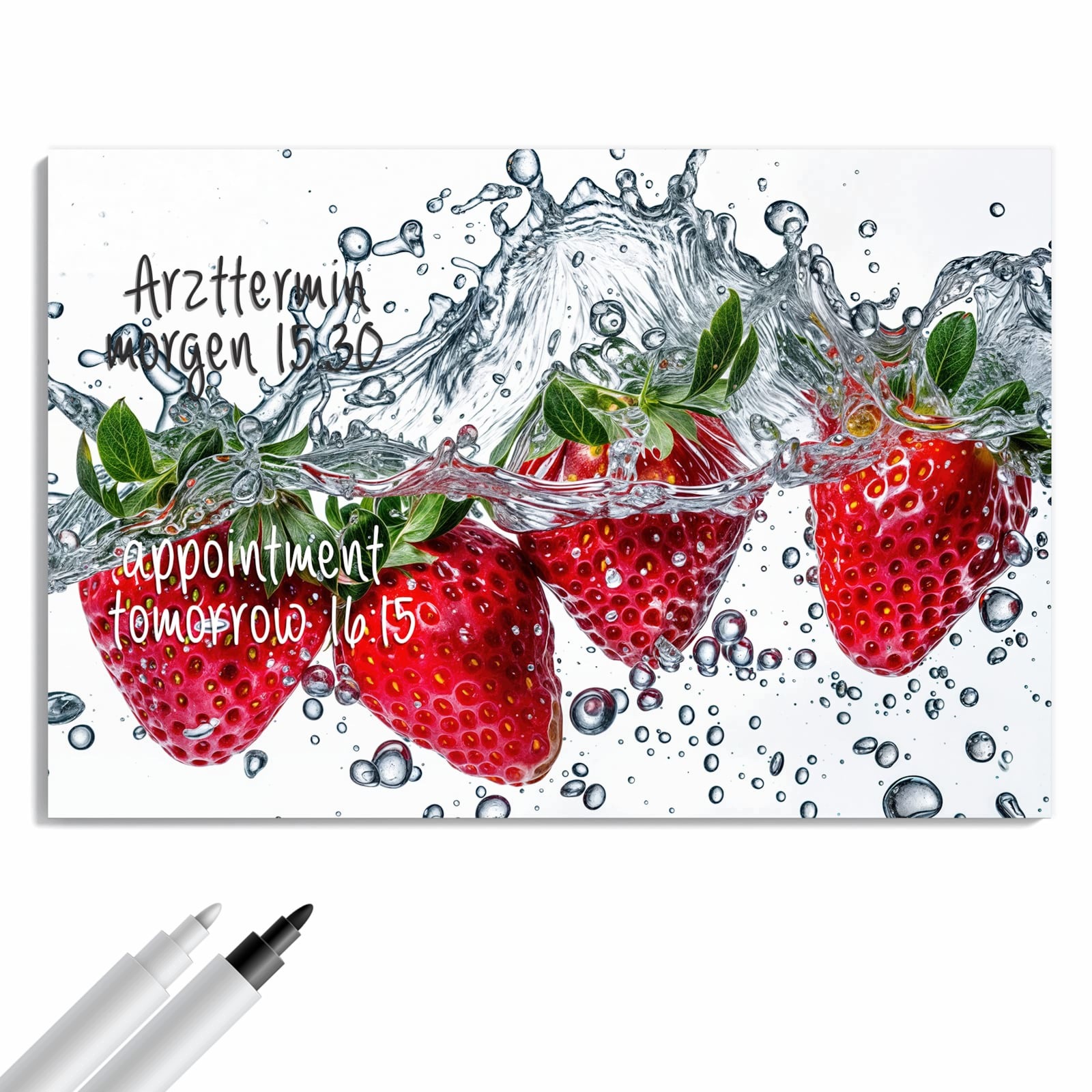 Magnetická tabule Musujouce Jahody 90 × 60 cm