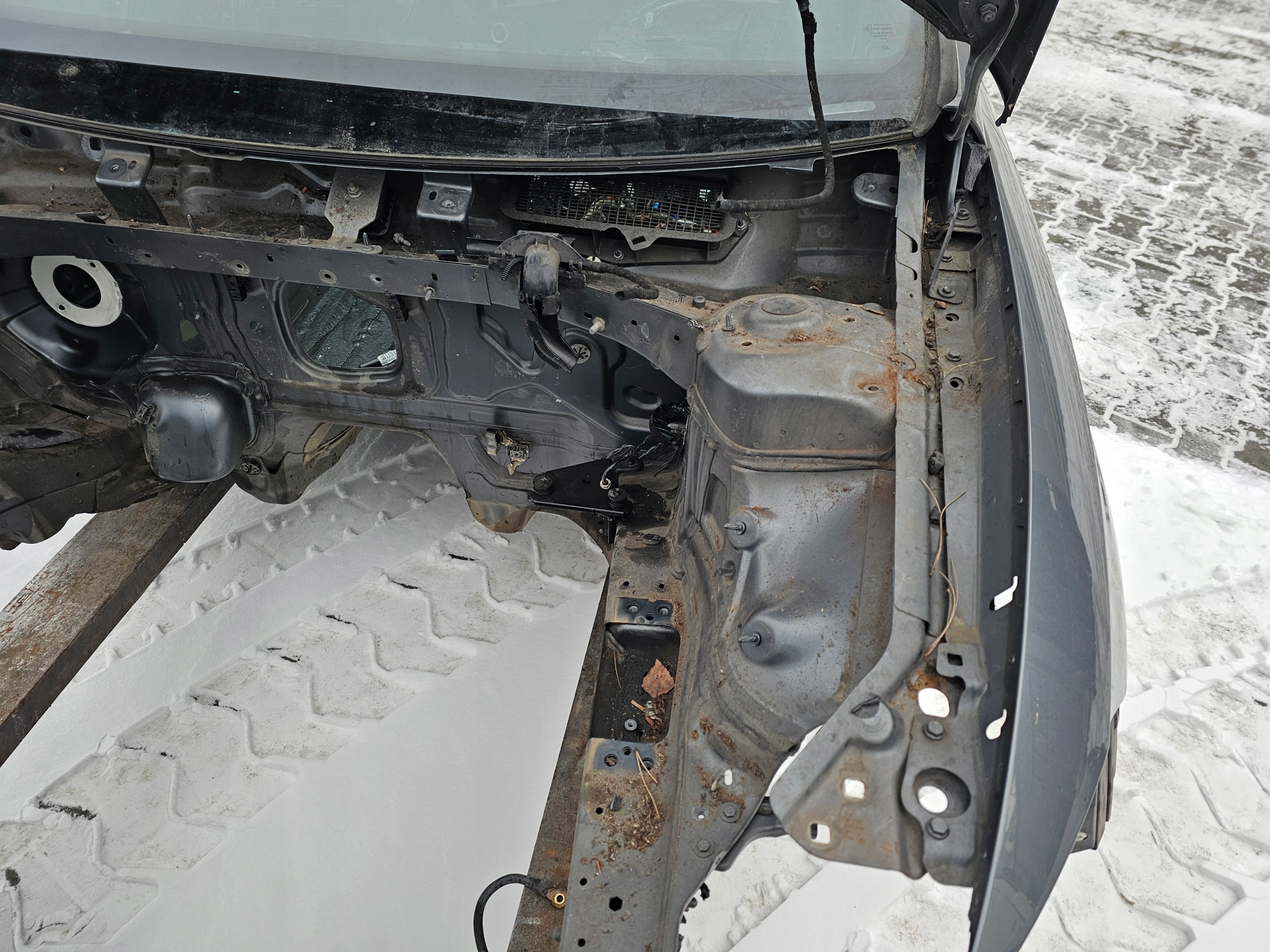 quarter SEAT LEON III 5F 2013-2020r. left front LX7R original