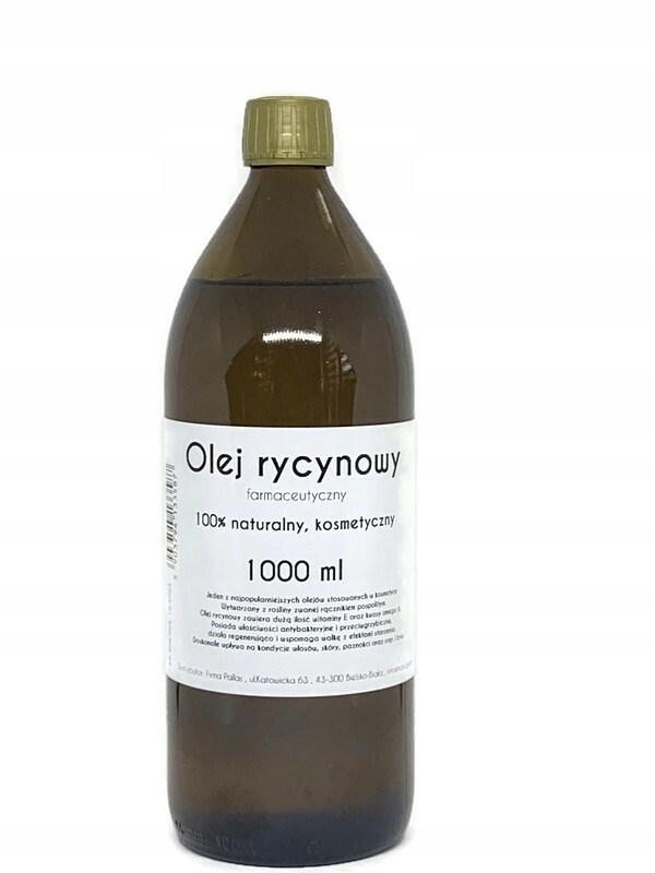 

Olej Rycynowy Farmaceutyczny Szkło 1 Litr