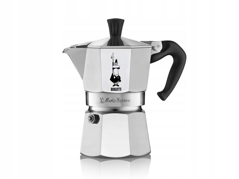 

Kawiarka Bialetti Moka Express 6 Tz Srebrno-czarny