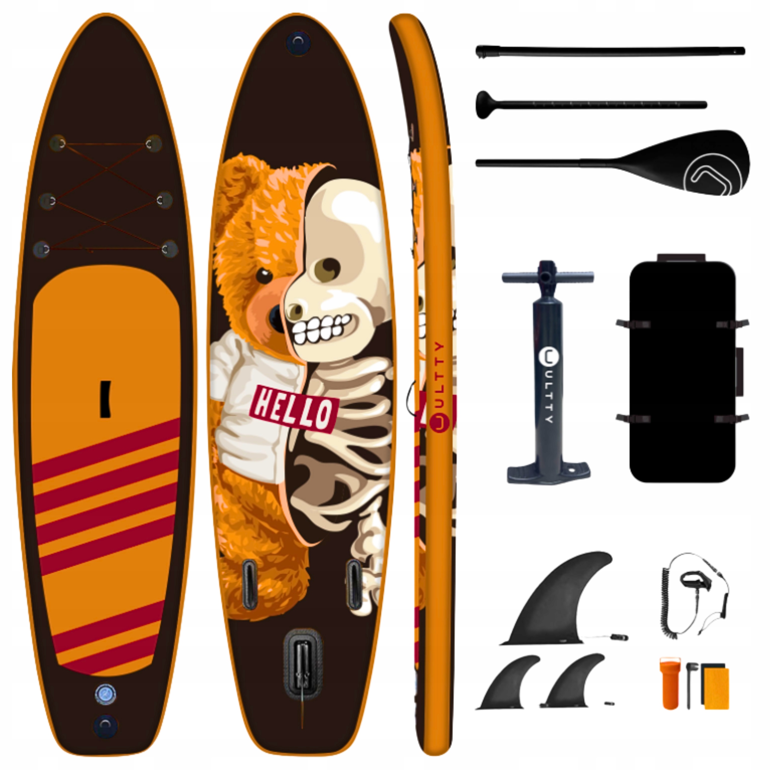 Sup deska pro plavání Nafukovací 320 cm Stand Up Sada pádel Příslušenství