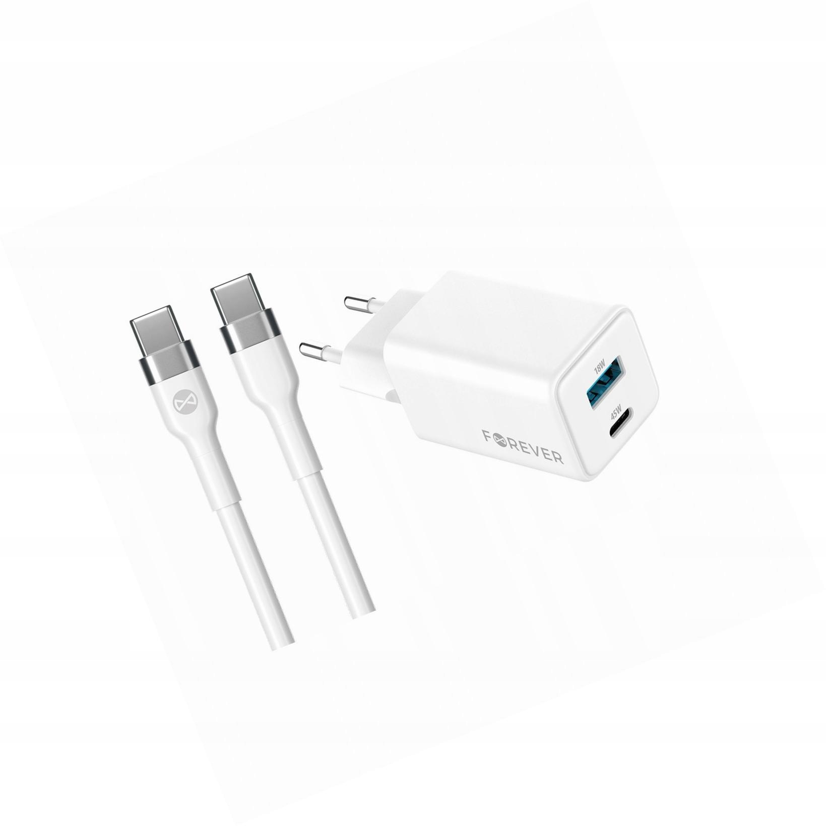 Szybka ładowarka GaN 45W Usb-c z kablem do Samsung Galaxy S22 Ultra 5G