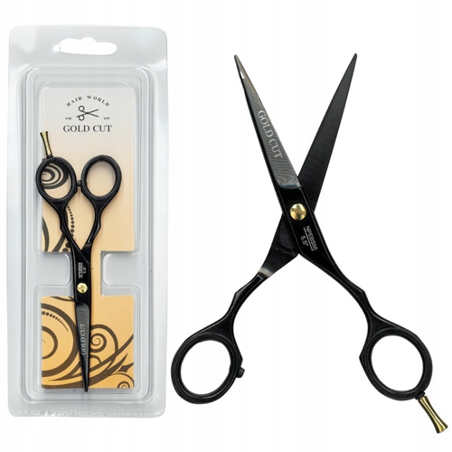 Gold Cut Profesionální Kadeřnické Nůžky Pe Black Shine NPEBS55 5,5"