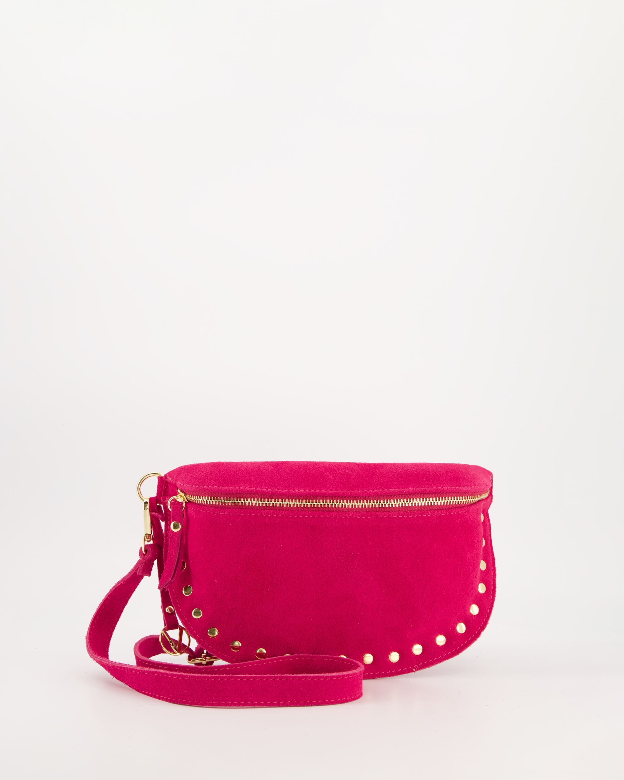 Venezia Damska Skórzana Torba Typu Nerka W Kolorze Różowym