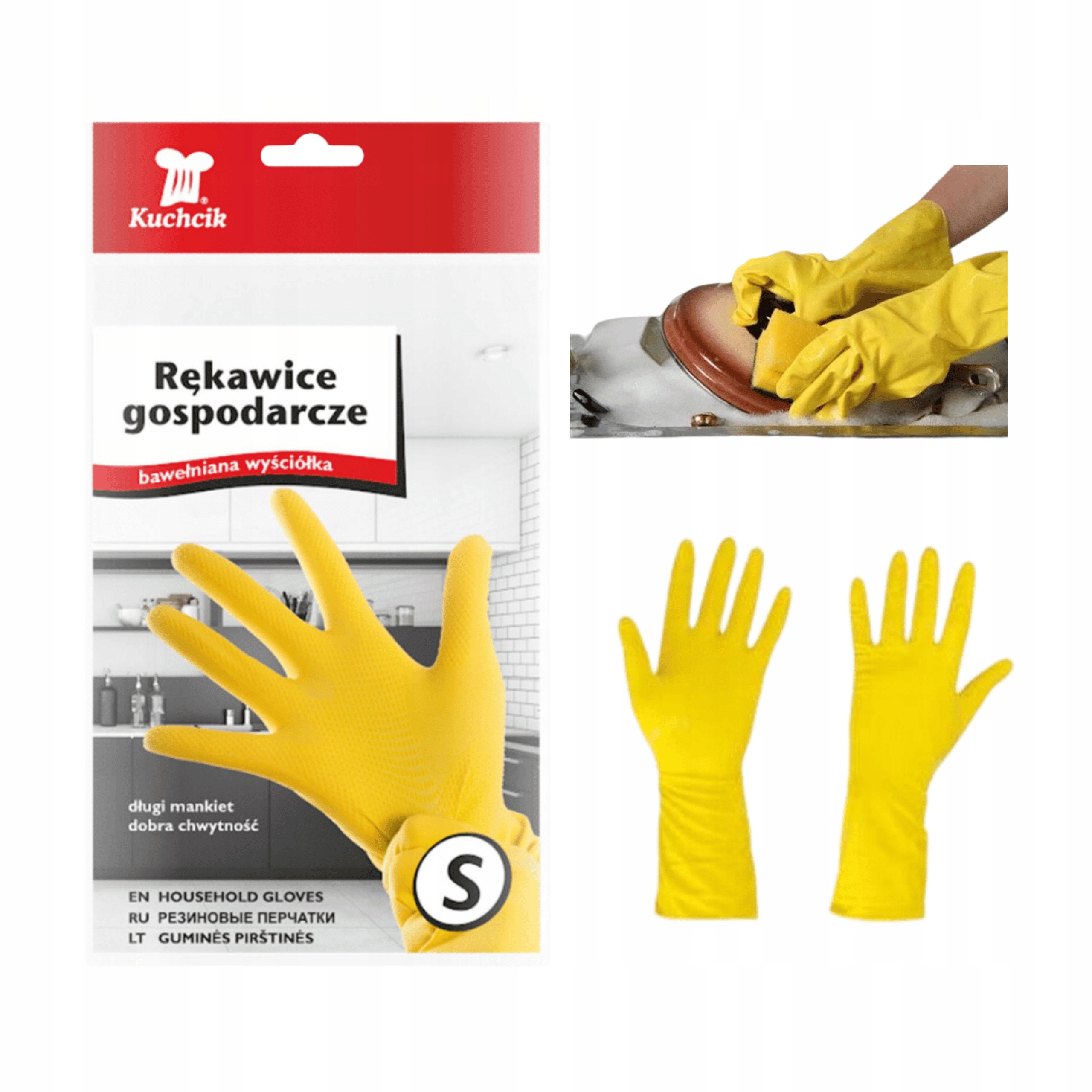 17X Kuchcik Hospodářské rukavice velikost S