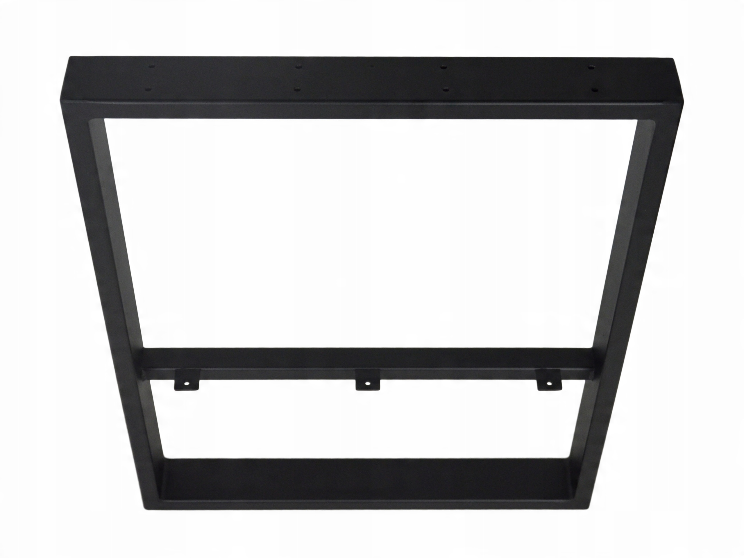 

50x60 Noga metalowa z półką do stolika ławy loft
