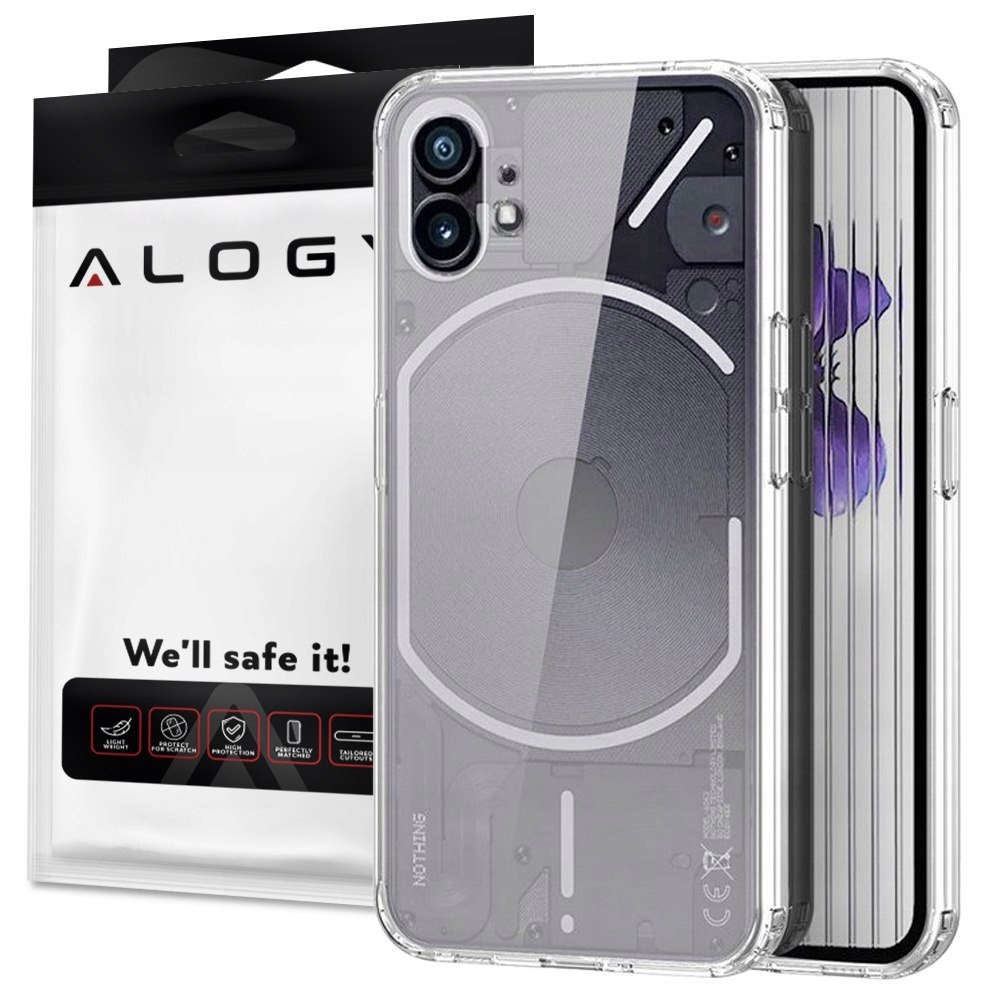 Etui ochronne obudowa pokrowiec Alogy Hybrid Clear Case do Nothing Phone 1