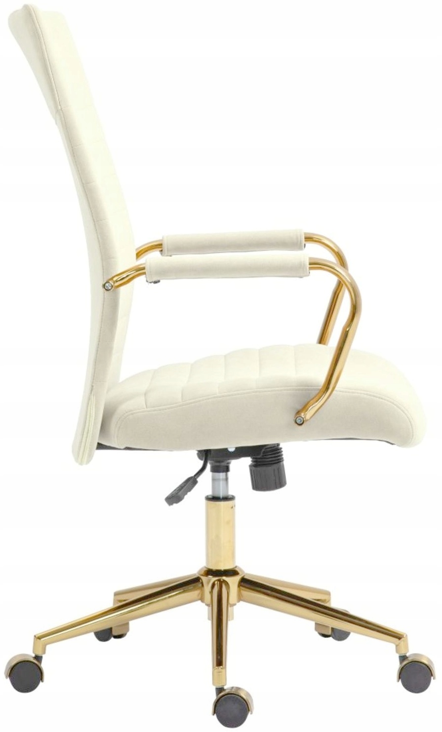 Krzesło Biurowe Mask 2 Obrotowe Ergonomiczne Jasno-Beżowe Tkanina