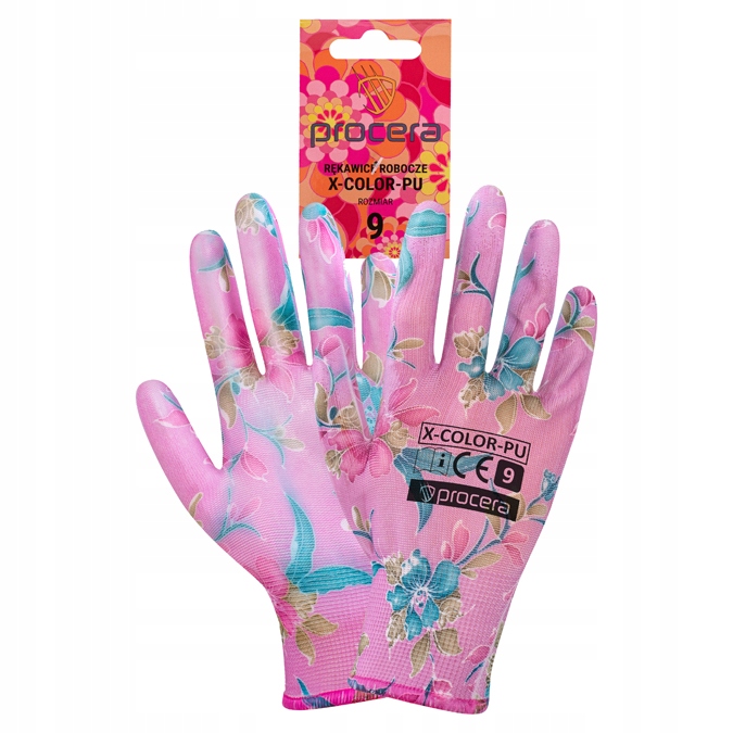 

Rękawiczki Robocze Kolorowe Damskie X-color R. 9