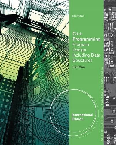 C++ Programming: Program Design Including Data Structures ...