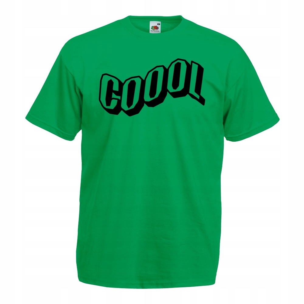 

Koszulka cool napis super XL zielona