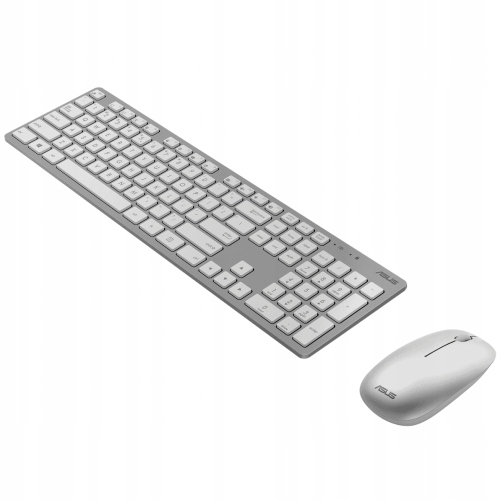 Asus W5000 Sada klávesnice a myši Bezdrátová Usa Bílá