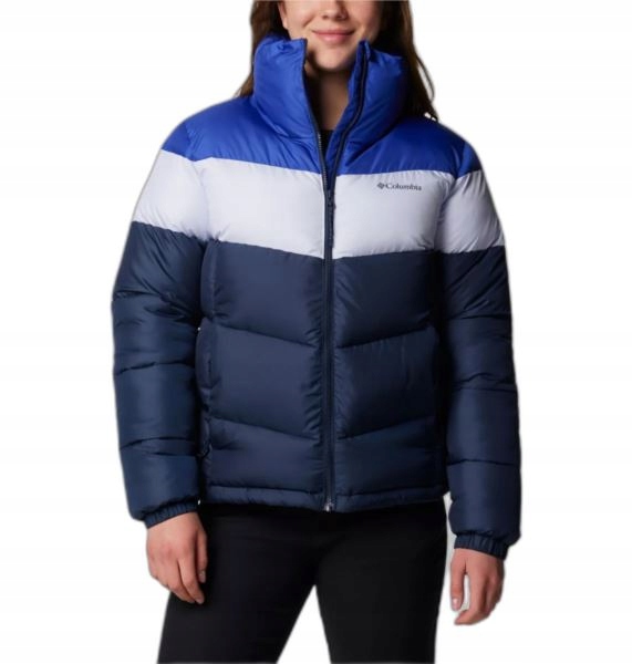 Dámská zateplená bunda Columbia Puffect II Colorblock Jacket navy S