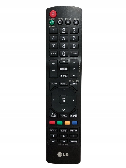 Pilot Do Tv Lg Uniwersalny LCD Led 19LH2000 AKB72915269