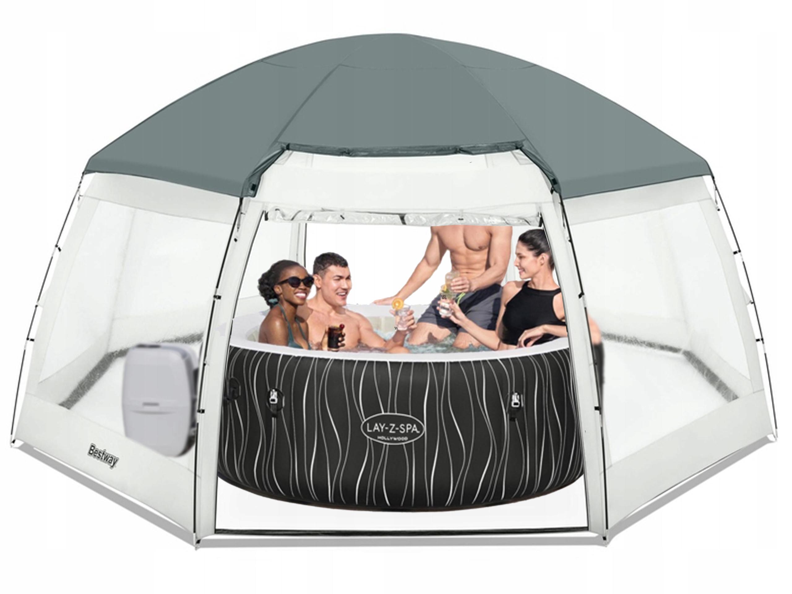 BESTWAY LED JACUZZI LAYZ SPA 46OS + NAMIOT 13700160238 Allegro.pl