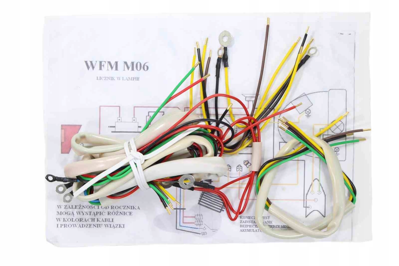 INSTALACJA ELEKTRYCZNA WFM M06 LICZNIK W LAMPIE BIAŁA ML