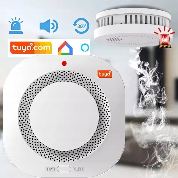 CZUJNIK DETEKTOR SENSOR DYMU WiFi TUYA SMART S-DY2 EAN (GTIN) 5905316578388