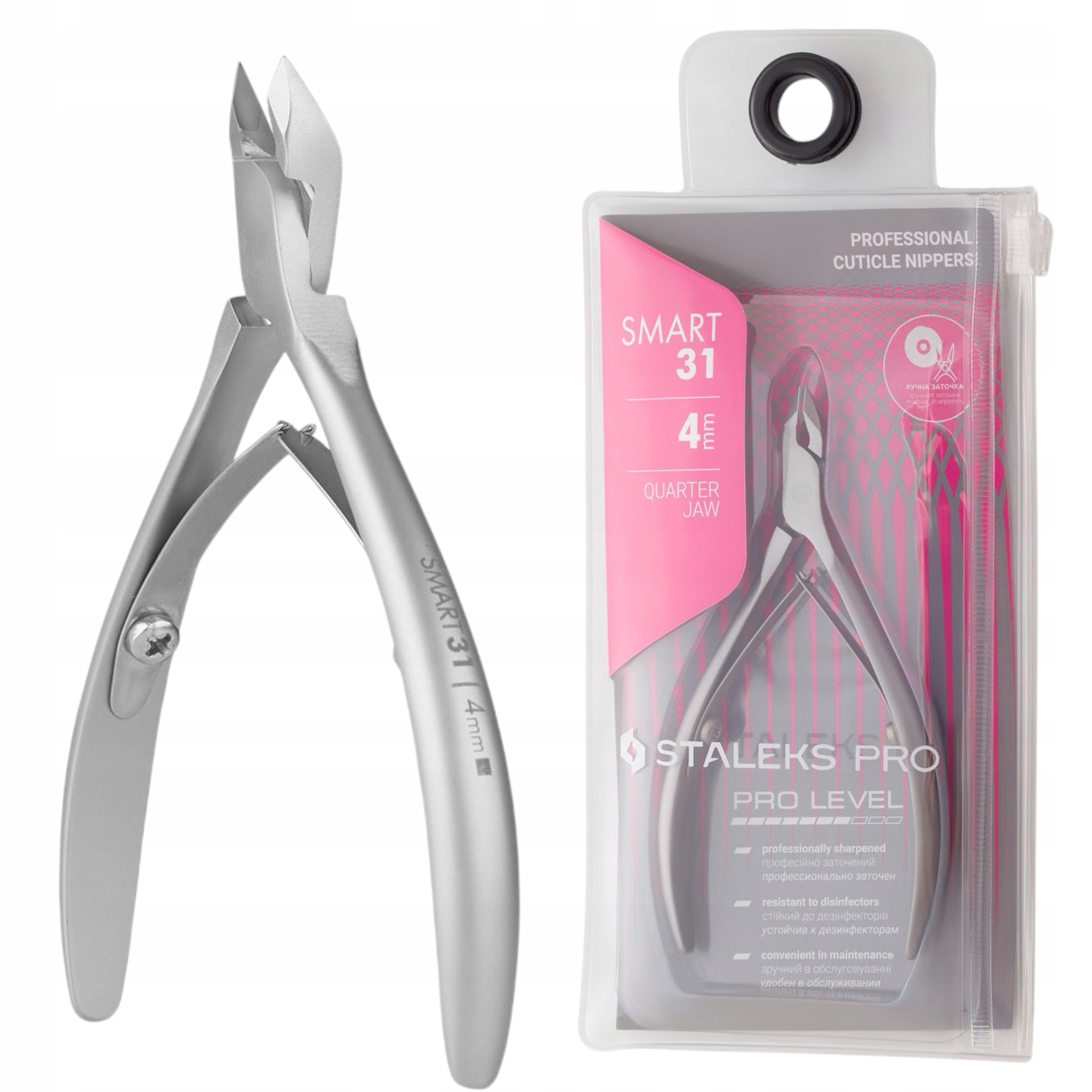 Staleks Profesionální nůžky na kůžičku Smart 4 mm NS-31-4