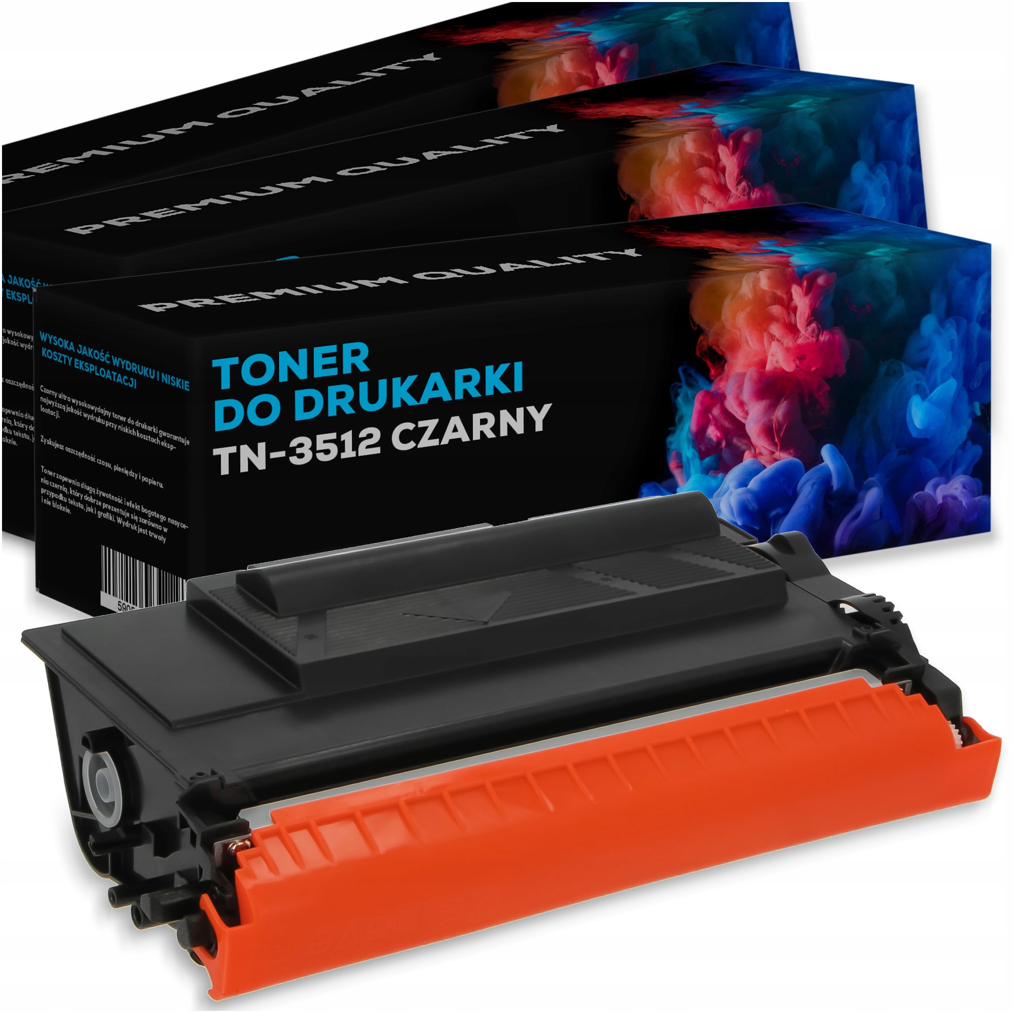 3x Toner pro Brother TN-3512 HL-L6400DW DCP-L6600DW Lj