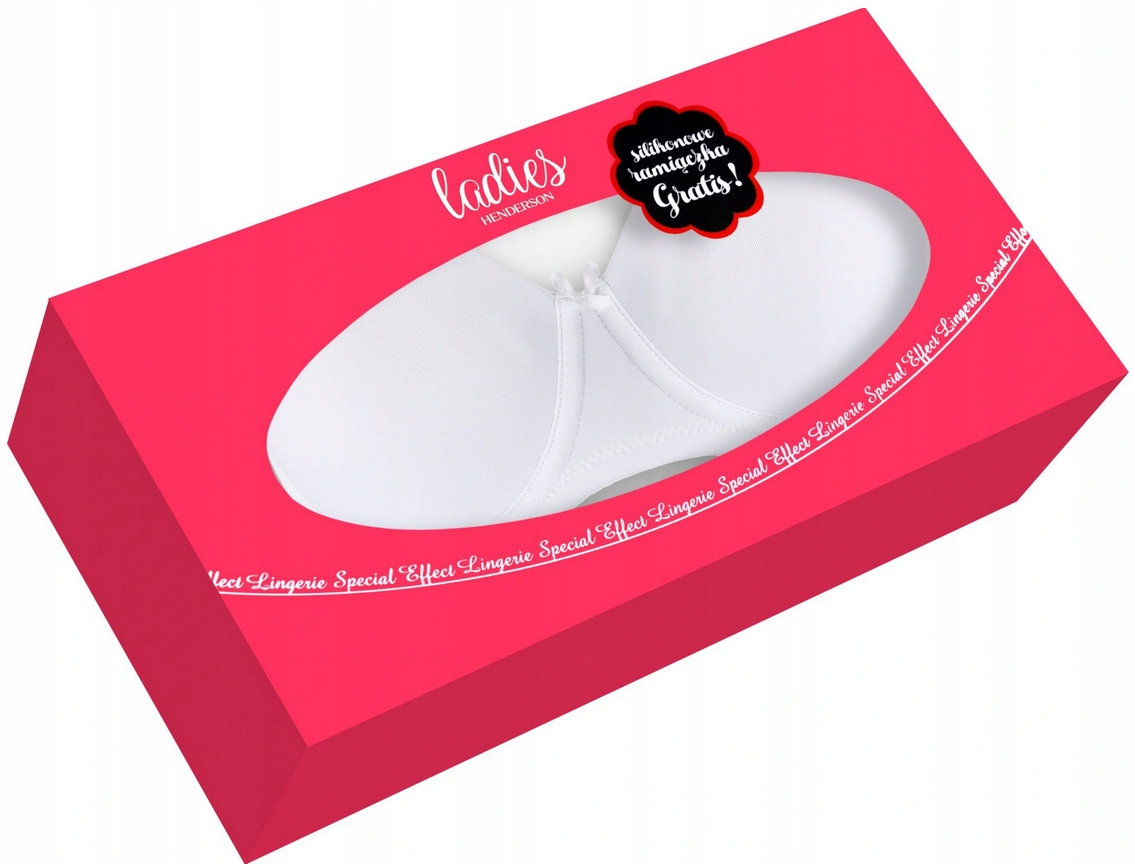 HENDERSON BIUSTONOSZ RAFF BARDOTKA BIAŁY 70C Marka Inna marka