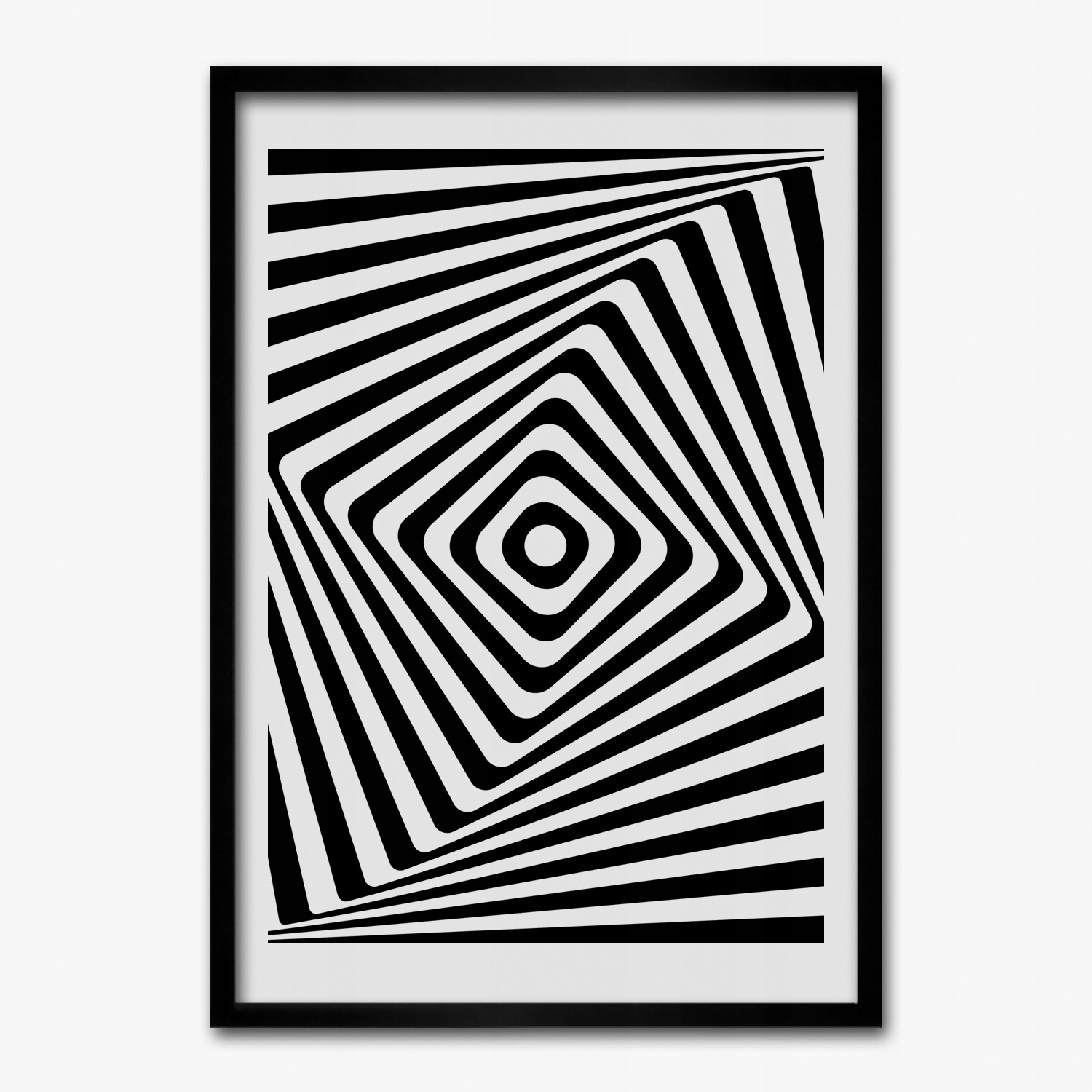 Obraz s rámom Mdf Abstraktná 3D ilúzia 50x70 cm