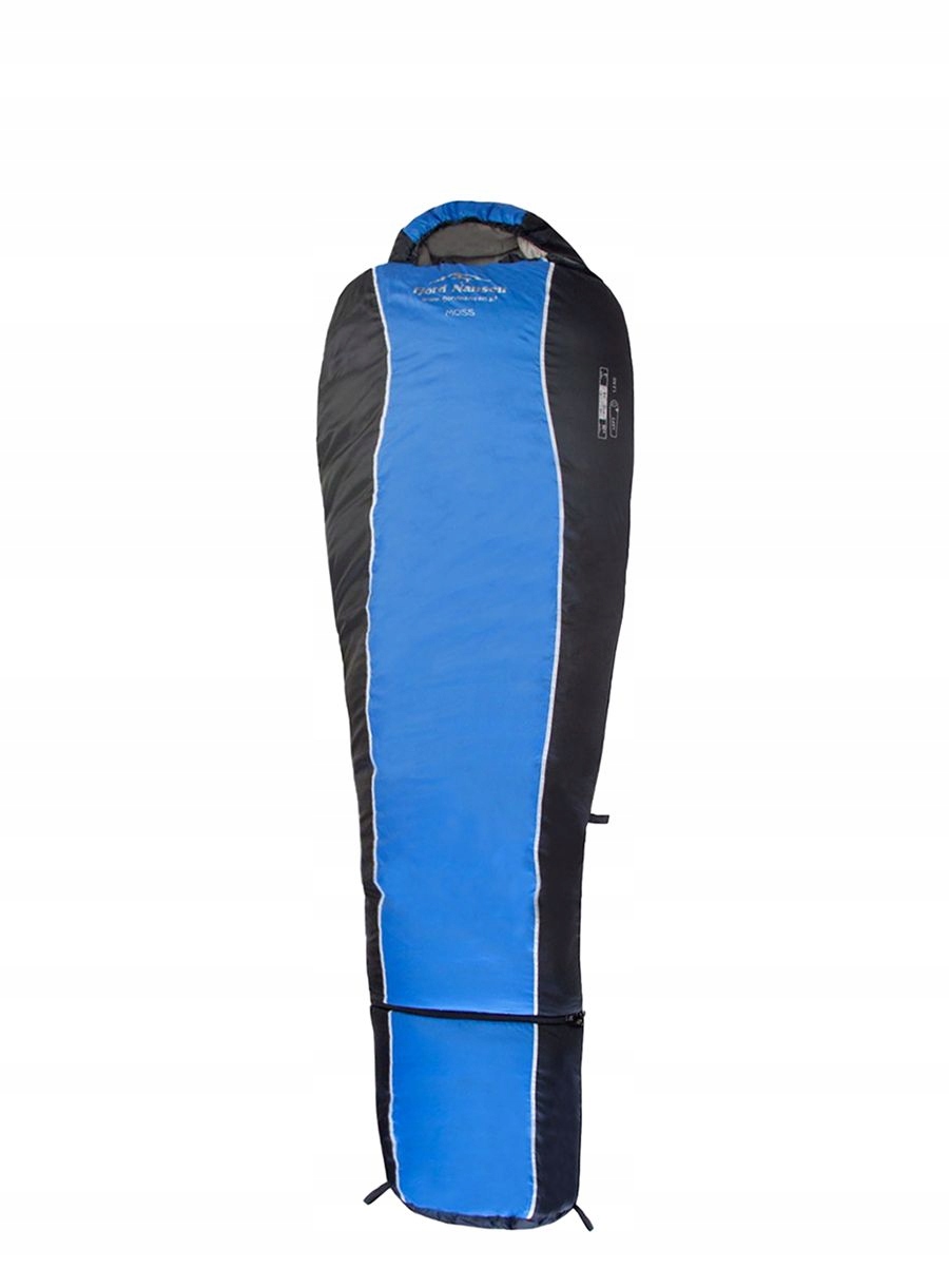 Dětský spací pytel Fjord Nansen Moss (125-155 cm) sapphire Levý