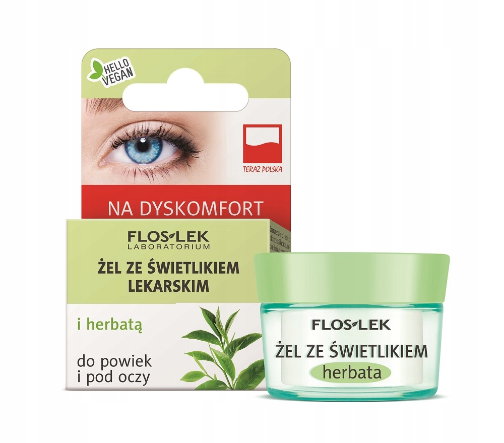 

Flos-lek Żel ze świetlikiem i herbatą