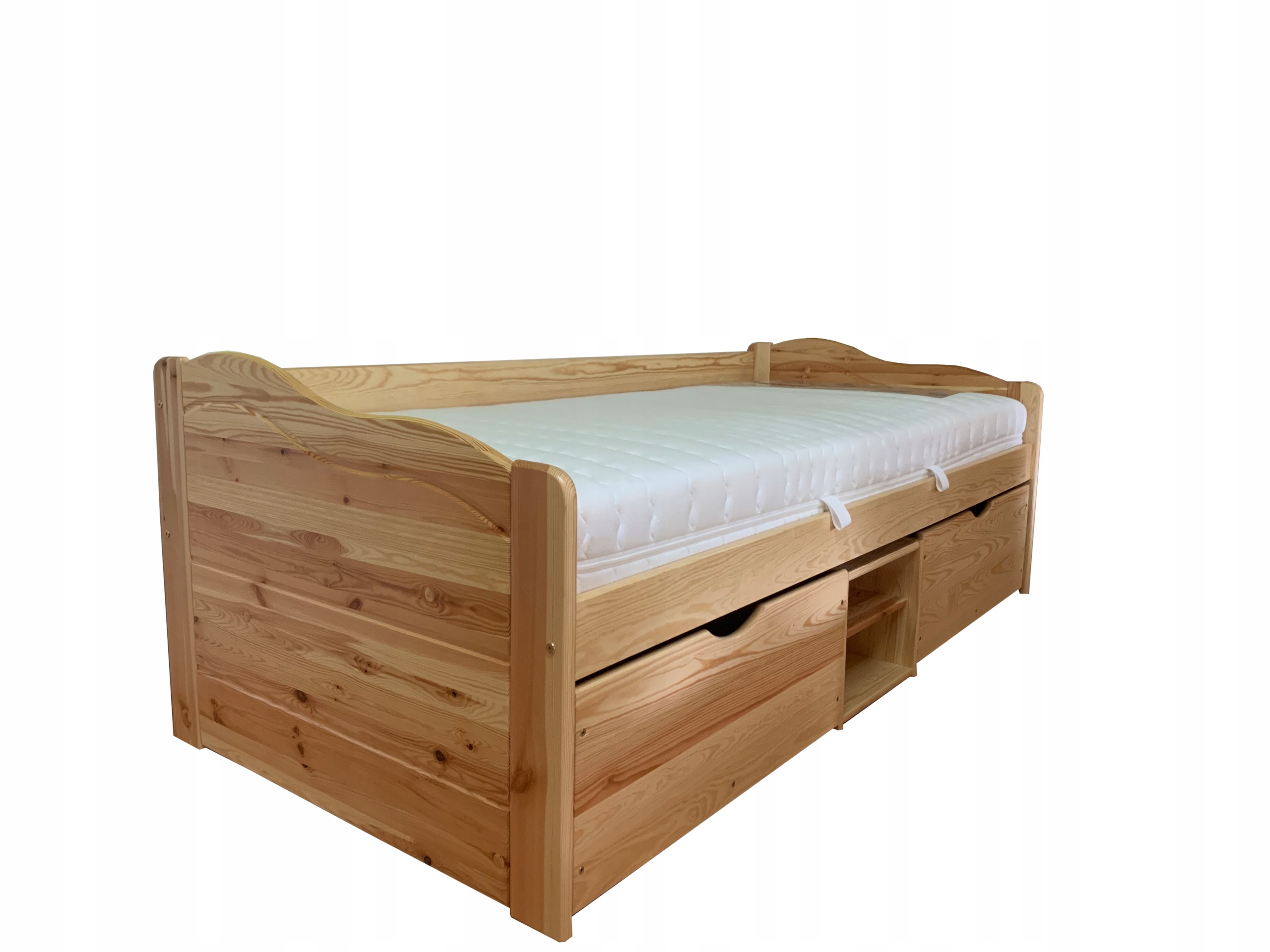 

Łóżko sosnowe Brygida 90x200 gęsty stelaż