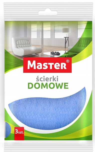 

Ścierka Domowa Uniwersalna 3 sztuki Master S040