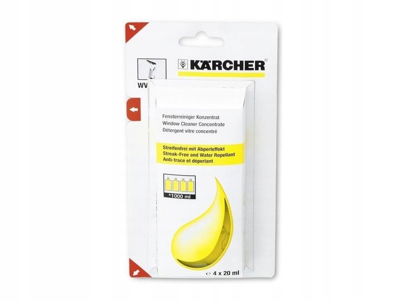 

Środek czyszczący Karcher do szkła 4 x 20 ml(RM503