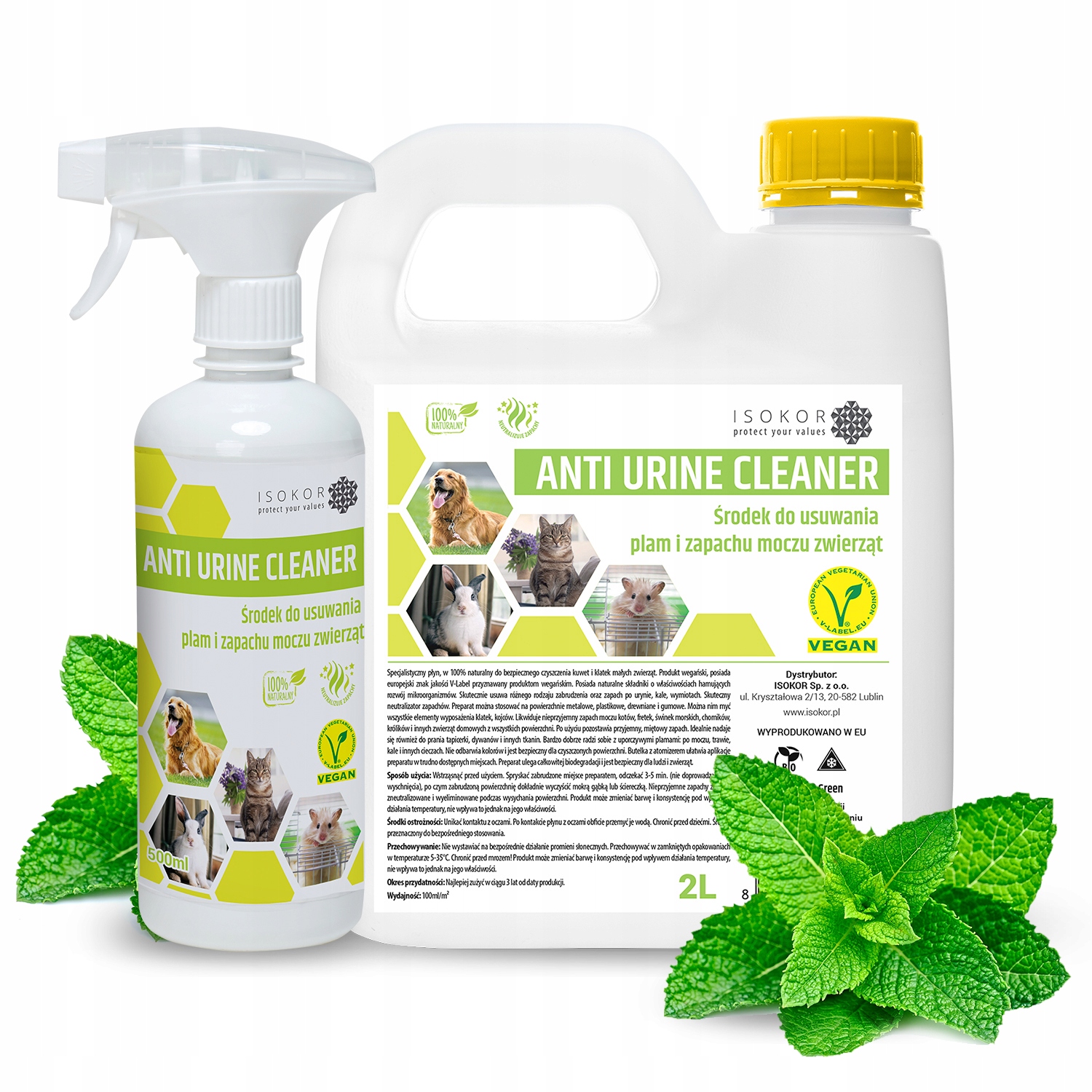 

Isokor Anti Urine Neutraluzator Moczu Psa 2L+500ml