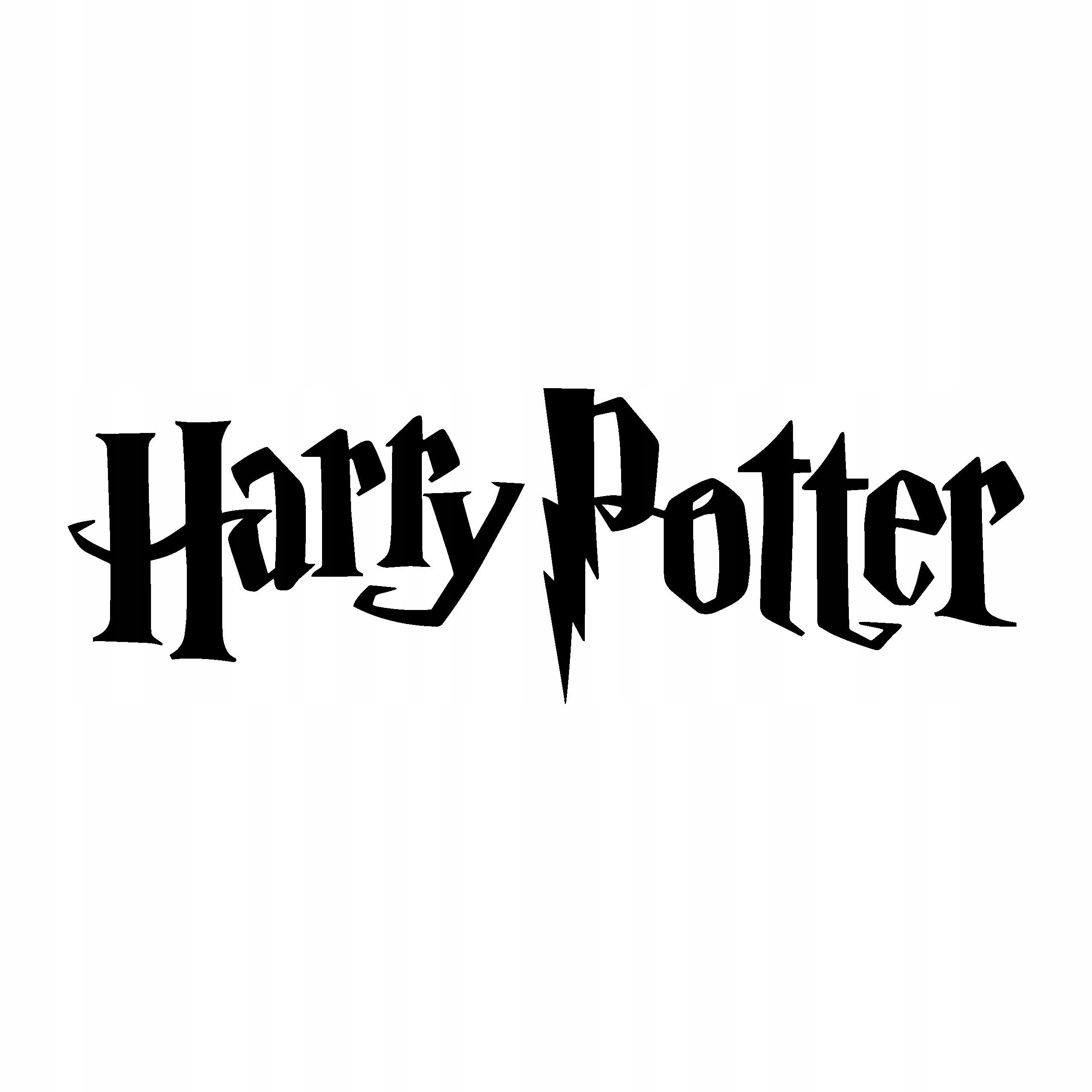 

Naklejka Harry Potter czarna na auto