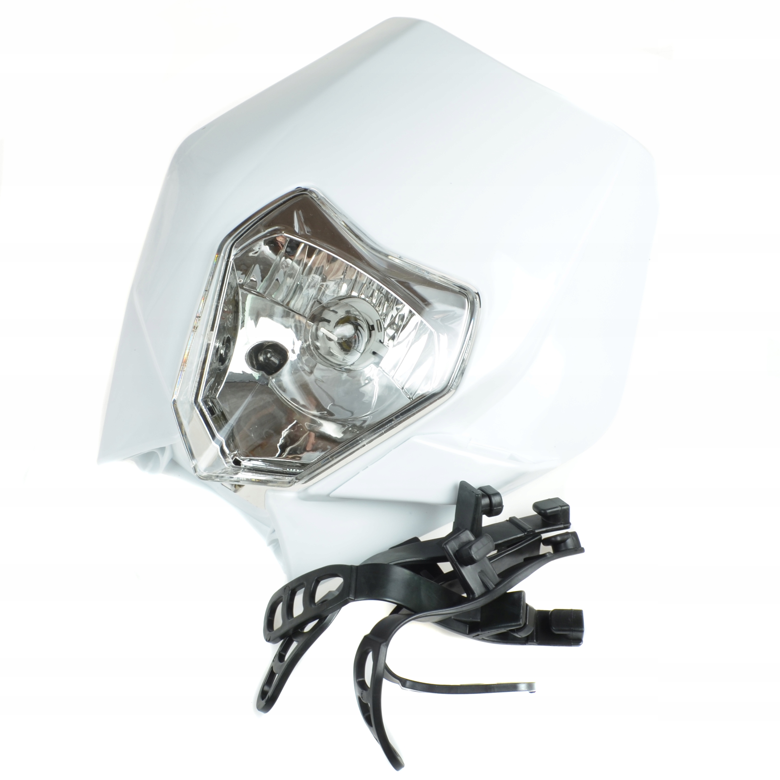 Univerzální krytka s lampou montážní sada BA20D bílá