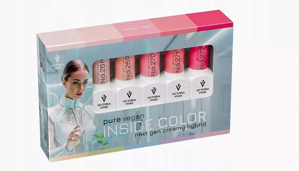 Victoria Vynn Sada 268-272 5PACK Pure Vegan Creamy Hybrid Pink