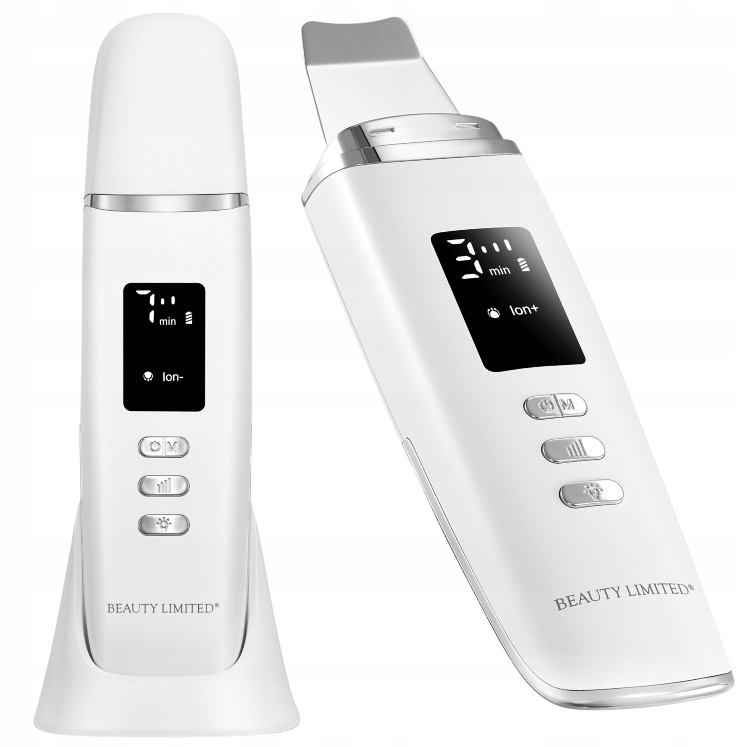 Kavitační peeling Jonoforeza Sonoforeza Ems Led LCD Regulace výkonu 4v1 7W