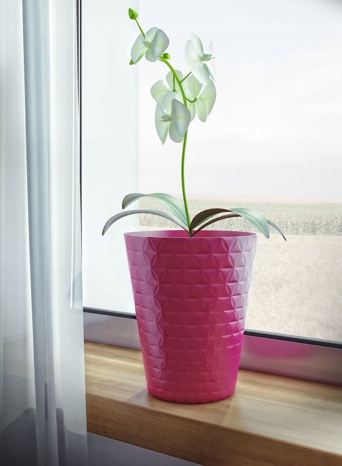 Osłonka storczykDiament petit różowa, orchidea Kolor odcienie różowego