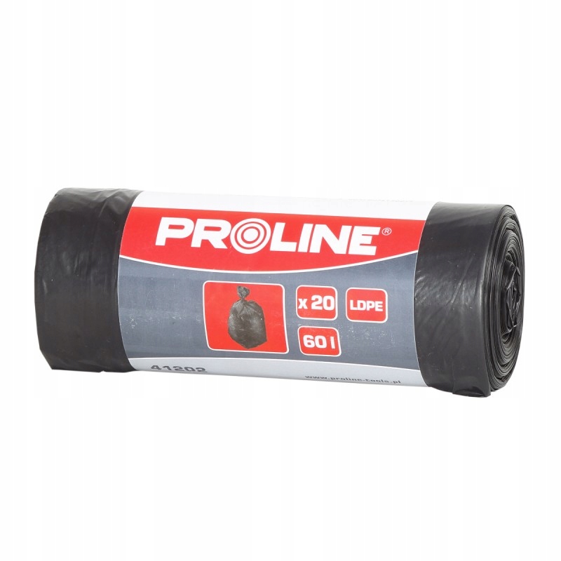 

Worki Na Śmieci 60L 20SZT Ldpe Worek Mocne Proline