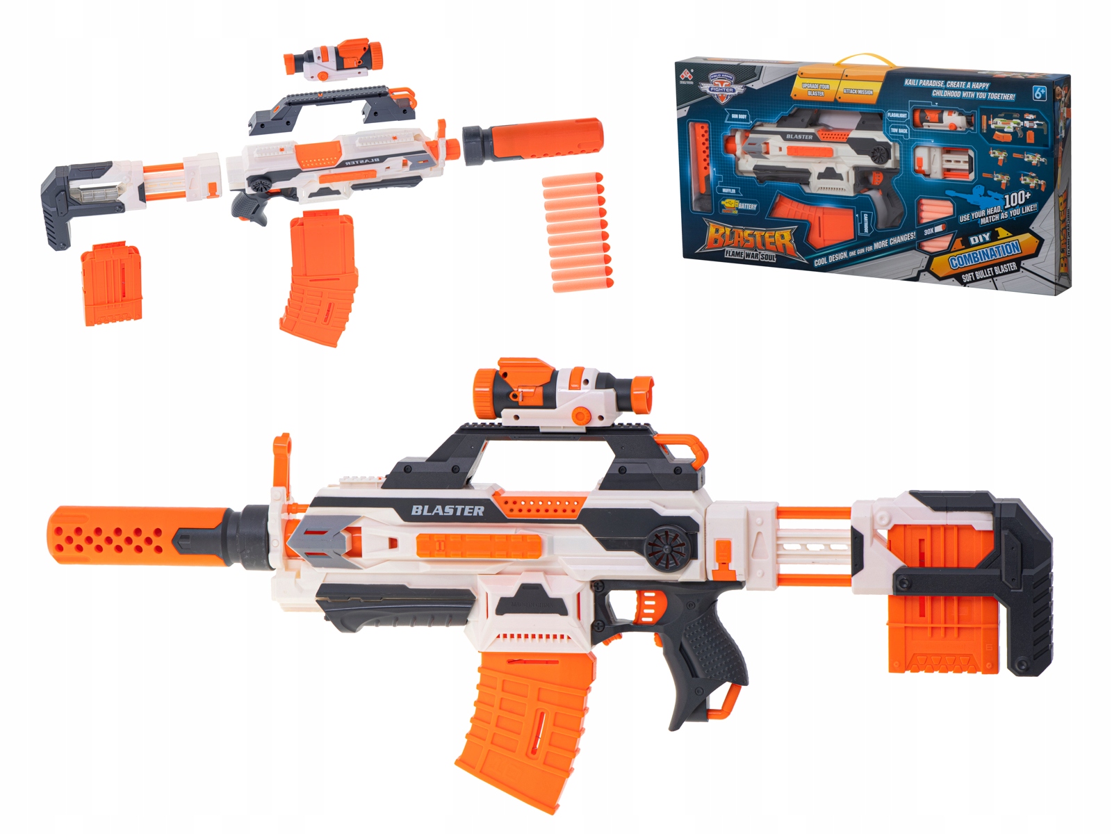 

Karabin Blaster Modular 4w1 30 strzałek