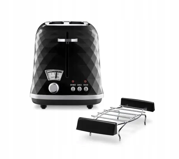 Toster DeLonghi Brillante Ctj 2103.BK 2 Tosty 900W Czarny